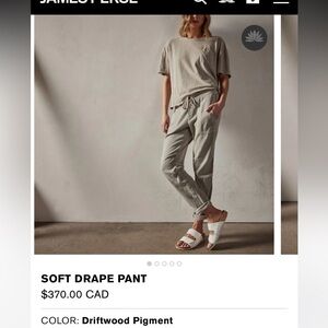 James Perse Soft Drape Pant